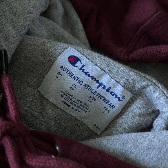Champion Women's Powerblend Pullover Hoodie - Maroon - Size Small - Picture 4 of 8